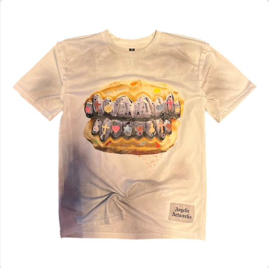 Angelic Grillz Tee 2.0 (White Ash)