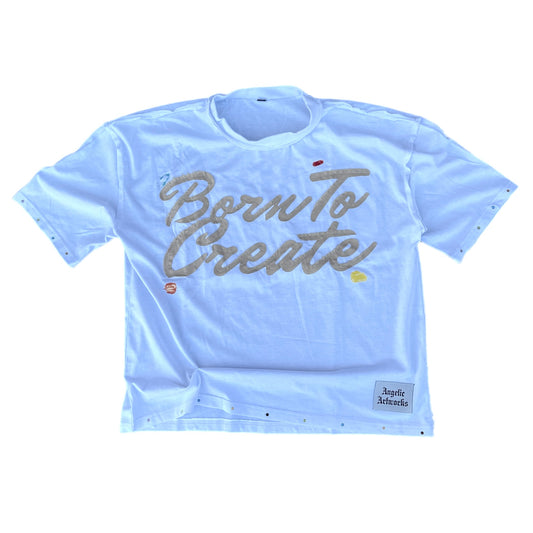 “Born To Create” Tee (White)