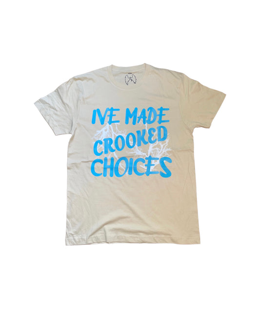 “Crooked Choices” T-Shirt (Cream)